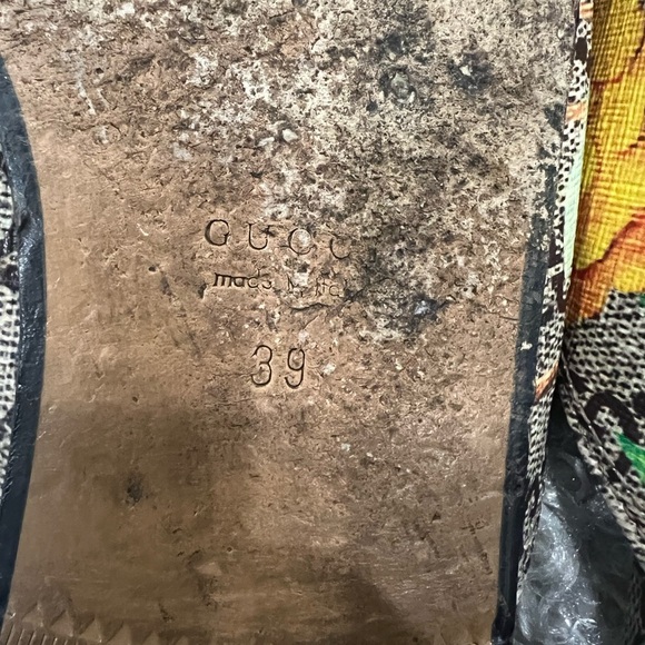 Gucci Multicolor GG Canvas Princetown Horsebit Tian Print Mules - Picture 8 of 12